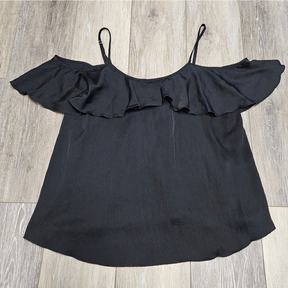 Victoria’s Secret Off Shoulder Ruffle Spaghetti Strap Tank Top Women's Small